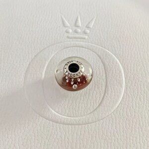 Pandora Lavender Purple Colored Glass Bead String Beaded Bracelet  S925 Ale